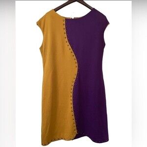 DONNA RICO| Colorblock Sheath Dress